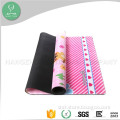 Supply best quality no slip natural fitness rubber yoga mat printed design